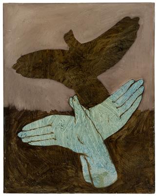 Minda Andrén, Ohne Titel (Dove) - Benefizauktion der Akademie der bildenden Künste Wien