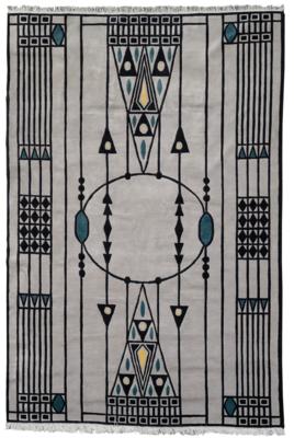 A large hand-knotted carpet, school of Otto Prutscher, - Design