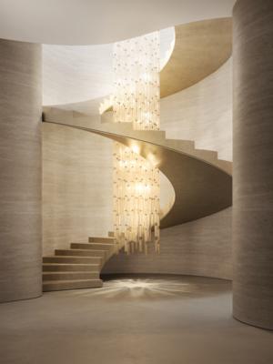 A large Murano chandelier, for Baglioni Spa Hotel Budapest, - Design