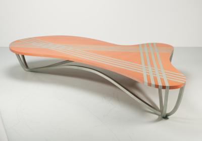 A large coffee table “Schwanenhals XXL (Modell Englischrot)”, Michael Hofstetter *, - Design