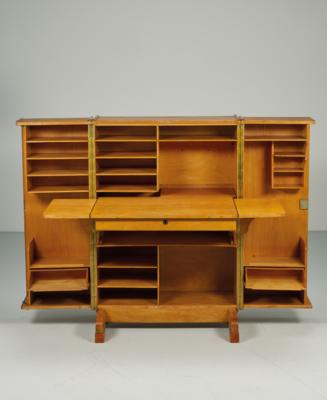A combination writing cabinet, - Design