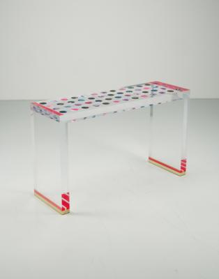 A console table mod. “Horizonte”, designed and manufactured by Studio Superego, - Design