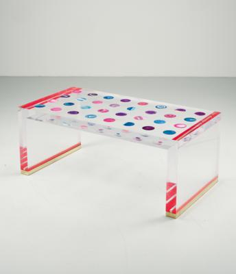 A coffee table mod. “Horizonte”, designed and manufactured by Studio Superego, - Design