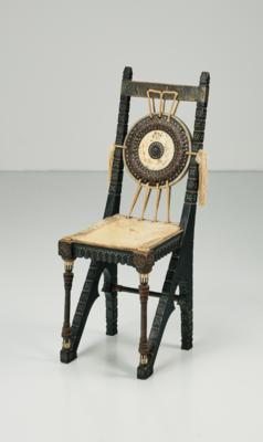 A chair, Carlo Bugatti, Italy c. 1900, - Design