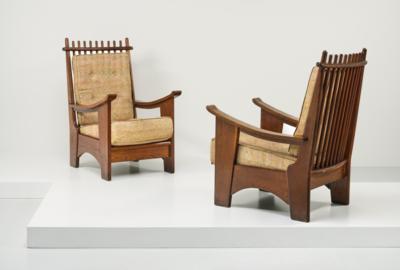 Two rare armchairs, Bas van Pelt - Design