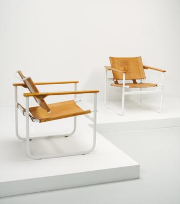 Two rare armchairs, designed by Waldemar Rohe - Design