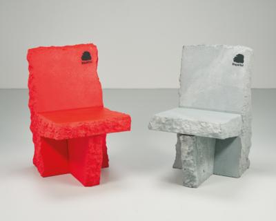 Two unique chairs from the Newanderthal series, for Studio Superego, - Design