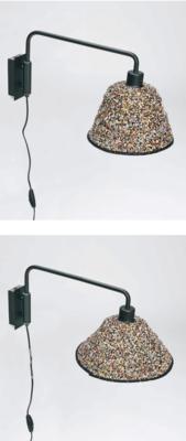 Zwei Wandlampen Mod. "Hundreds And Thousands", Entwurf und Ausführung Nawaaz Saldulker, - Design