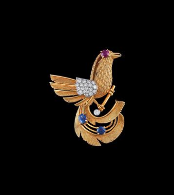 A Bird Brooch by Cartier - Jewellery