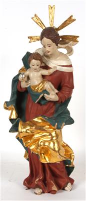 Maria mit Kind, - Kunst, Antiquitäten und Möbel