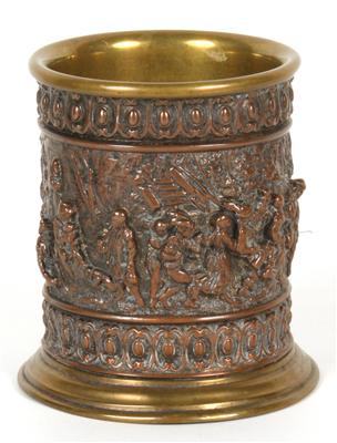 Historismus Becher Metall, - Weihnachtsauktion Kunst,  Antiquitäten und Möbel