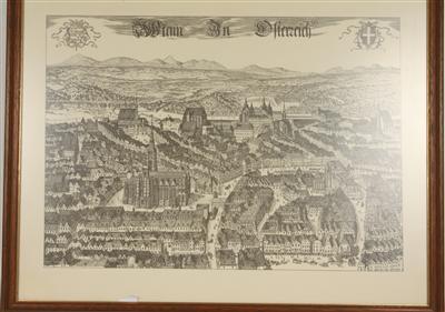 Alte Ansicht von Wien Radierung, - Kunst, Antiquitäten und Möbel