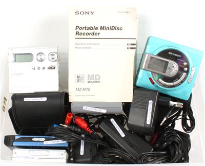 6 Portable MD-Recorder/ Player 1) JVC XM-P55 SL - Kunst, Antiquitäten und Möbel