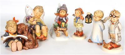 6 Hummelfiguren Nr. 127, - Arte e antiquariato