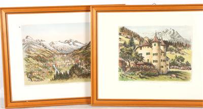 Bad Gastein und Weitmoserschlössl in Hofgastein, - Kunst, Antiquitäten und Möbel