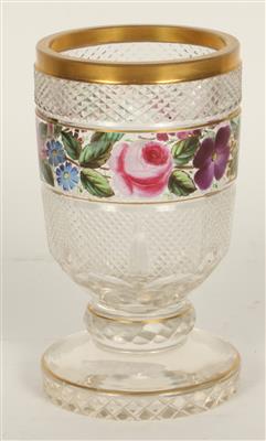 Pokal Glas, - Antiques and art