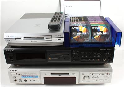 2 MD-Recorder von Sony 1) MDS-JE640 - Arte e antiquariato