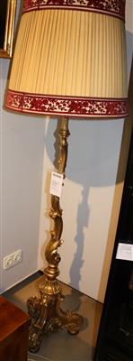 Bodenstandlampe im Barockstil, - Antiques and art