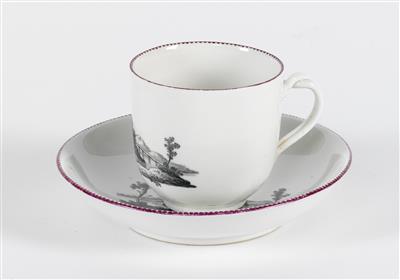 Schale mit Untertasse - Antiques and art