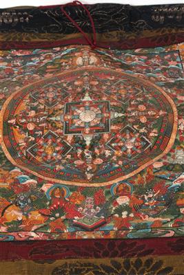 Fernöstliches Thangka, - Arte e antiquariato