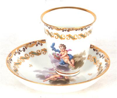 Schale mit Untertasse - Arte e antiquariato