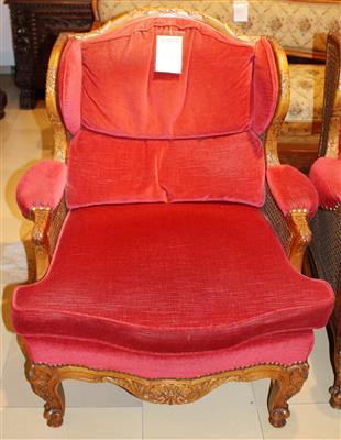 Fauteuil im Barockstil, - Arte e antiquariato