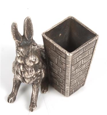 Hase mit Korb - Antiques and art