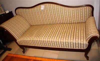 Chaiselongue um 1860/70, - Asta di natale - Arte e antiquariato