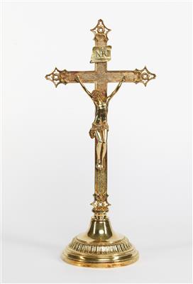 Historismus Standkruzifix - Christmas auction - Art and Antiques