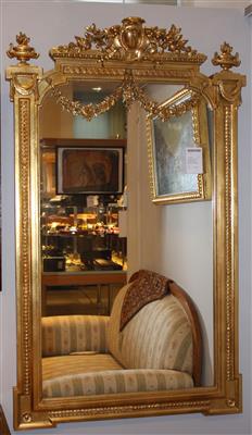 Salonspiegel in Louis XVI Stil 1. H. 20. JH, - Antiques and art