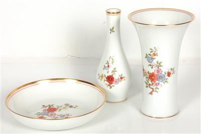 2 Vasen, 1 Schale - Kunst, Antiquitäten und Möbel