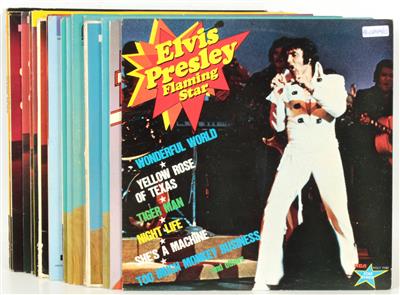 22 LP's Elvis Presley 11 x Flaming Star (inkl. 2 x Volume 2), - Elvis Presley Memorabilia (discs, literature and collecting items)