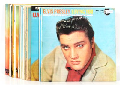26 LP's Elvis Presley 11 x Loving und 15 x Elvis (No. 2, - Elvis Presley Oggetti commemorativi (dischi, letteratura, oggetti da collezione)