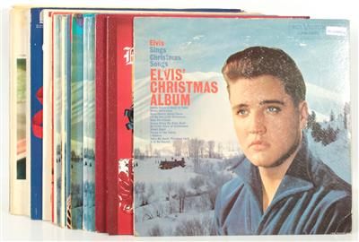 28 LP's Elvis Presley 16 x Christmas Album, - Gramodeska