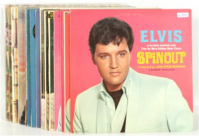 31 LP's Elvis Presley 1 x Spinout, - Elvis Presley Oggetti commemorativi (dischi, letteratura, oggetti da collezione)