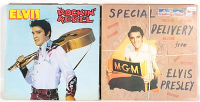 35 LP's Elvis Presley Special Delivery (weiße Vinyl), - Elvis Presley Memorabilia (discs, literature and collecting items)