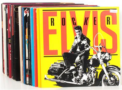 36 LP's Elvis Presley div. Sampler z. B. 3 x Rocker, - Elvis Presley Oggetti commemorativi (dischi, letteratura, oggetti da collezione)