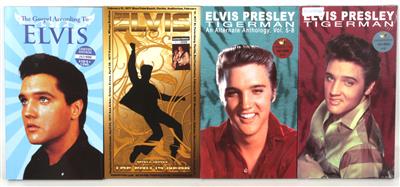 4 limitierte CD-Sammlereditionen Elvis Presley Tigerman, - Elvis Presley Memorabilia (discs, literature and collecting items)