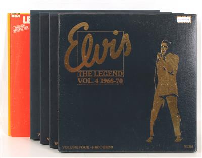 4 LP-Boxen Elvis The Legend 1954-1961 (12 LP), - Elvis Presley Memorabilien (Schallplatten, Literatur und Sammlerstücke)