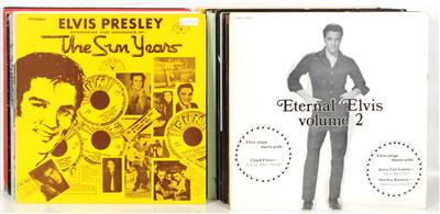 90 LP's Elvis Presley viele Neuauflagen, - Elvis Presley Memorabilia (discs, literature and collecting items)