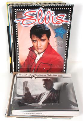 Konvolut Wandkalender Elvis the Wertheim collection 1999, - Elvis Presley Memorabilia (discs, literature and collecting items)