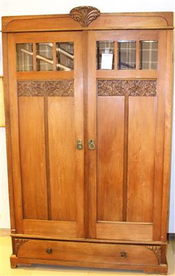 Jugendstil Garderobeschrank, - Antiques and art