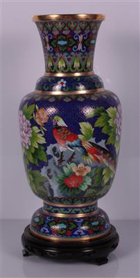 Elegante Cloisonnè-Vase - Antiques and art