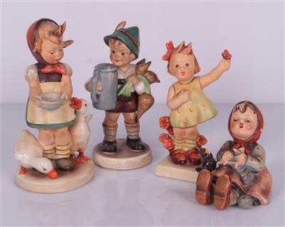 4 Hummelfiguren - Antiques and art