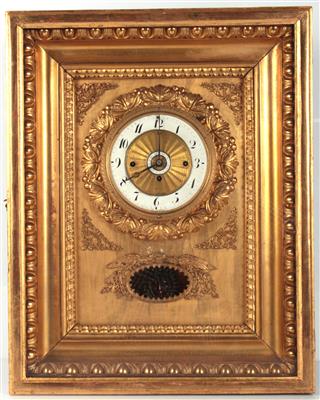 Biedermeier Rahmenuhr - Weihnachtsauktion Kunst, Antiquitäten u. Möbel Online