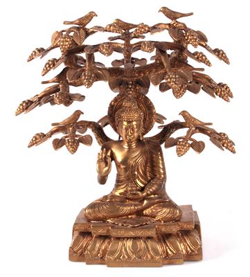 Erleuchteter Buddha unter dem heiligem Bhodhi Baum - Christmas auction - Art and Antiques