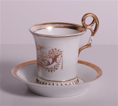 Schale mit Untertasse - Arte e antiquariato