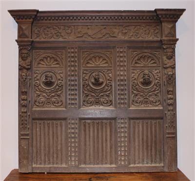 Holzvertäfelungselement, - Onlineauktion Kunst, Antiquitäten und Möbel