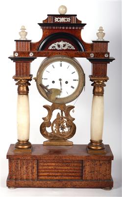 Biedermeier Kommodenuhr - Antiques and art