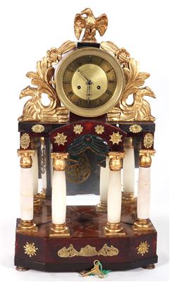 Biedermeier Kommodenuhr - Arte e antiquariato